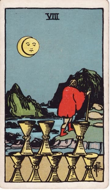 Eight of Cups — Tám Cốc