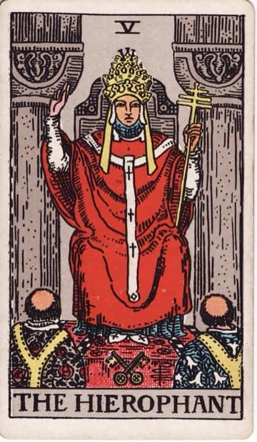 The Hierophant — Giáo Hoàng