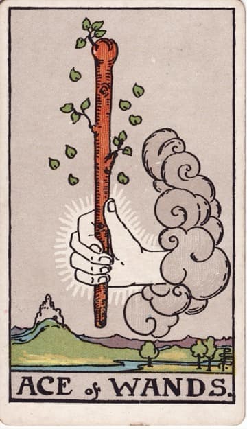 Ace of Wands — Át Gậy
