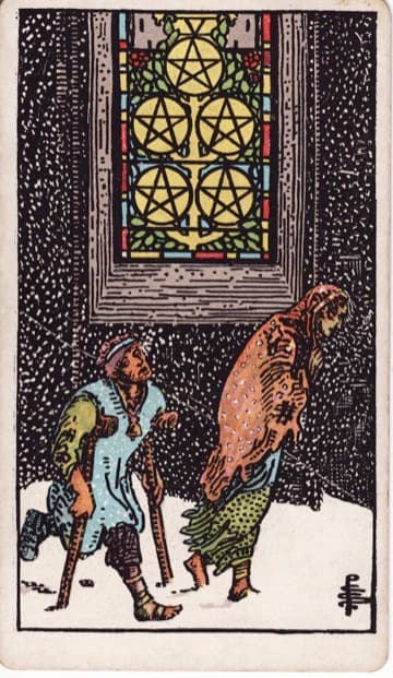Five of Pentacles — Năm Tiền