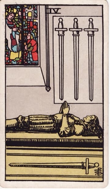 Four of Swords — Bốn Kiếm