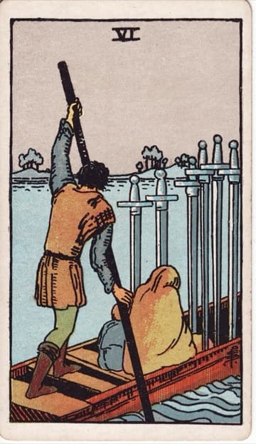 Six of Swords — Sáu Kiếm